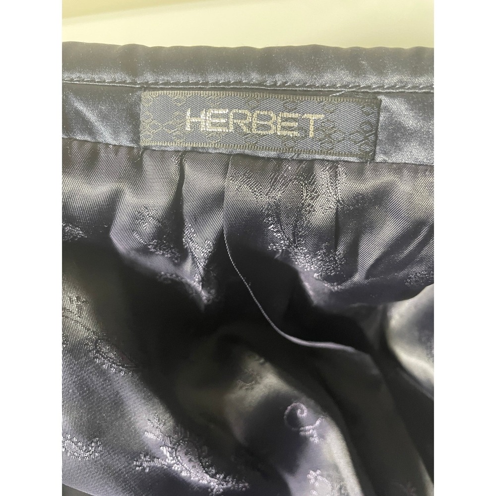 Herbet Mens Navy Tuxedo Slim Fit Suit 40R/34W Wool Formal Gala Prom Home Coming - Picture 16 of 16